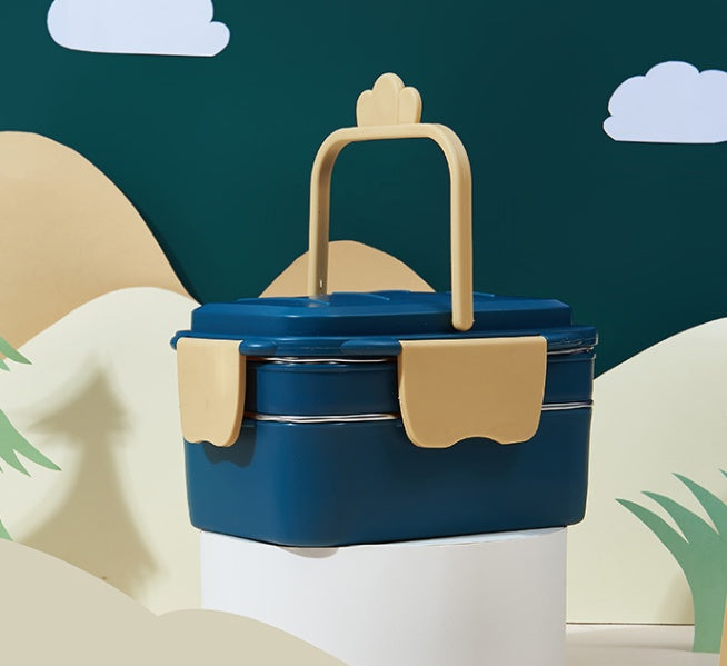 Double-Layer Lunch Box - Plum Island Imports