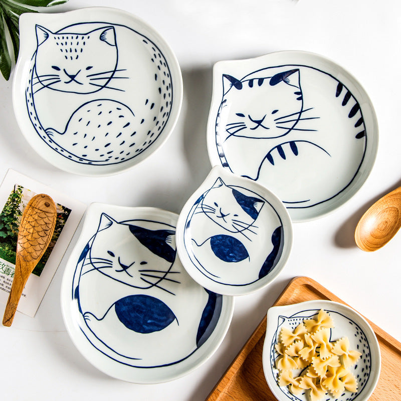 Neko Ceramic Plate - Plum Island Imports