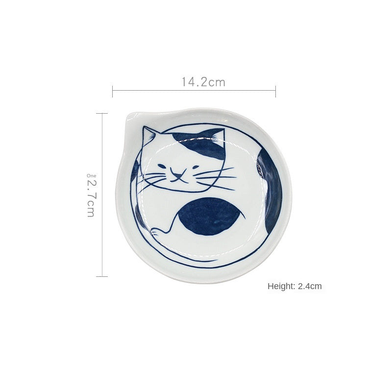 Neko Ceramic Plate - Plum Island Imports
