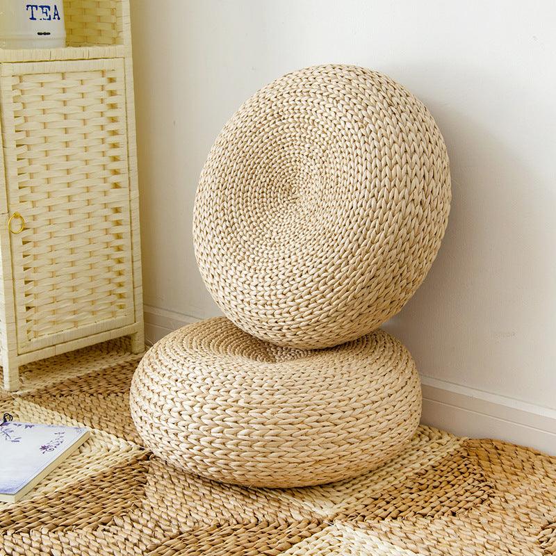 Plum Island Imports™ Natural Braided Tatami Cushion - Plum Island Imports