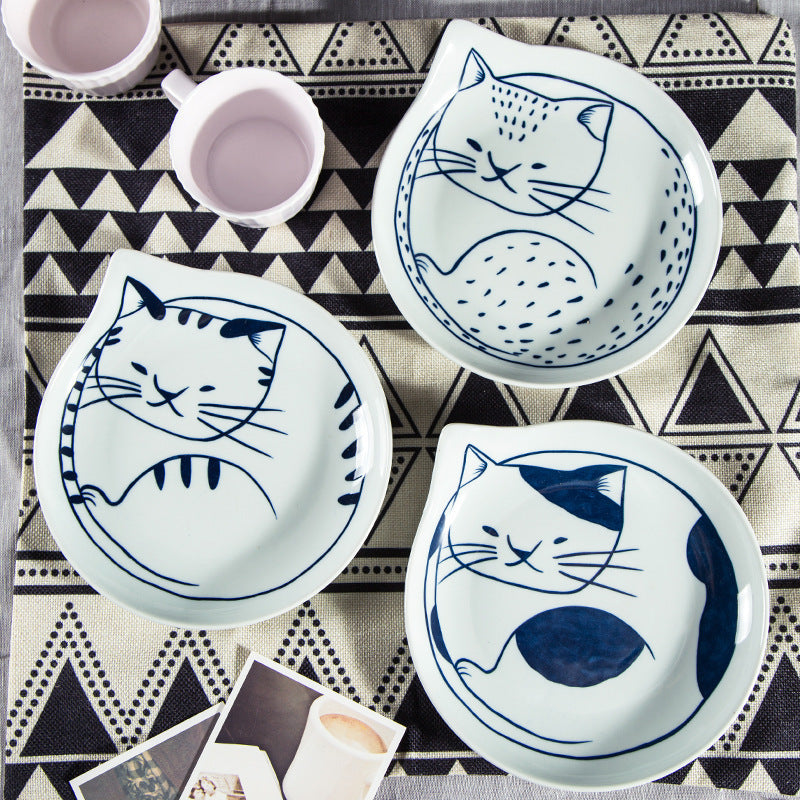 Neko Ceramic Plate - Plum Island Imports