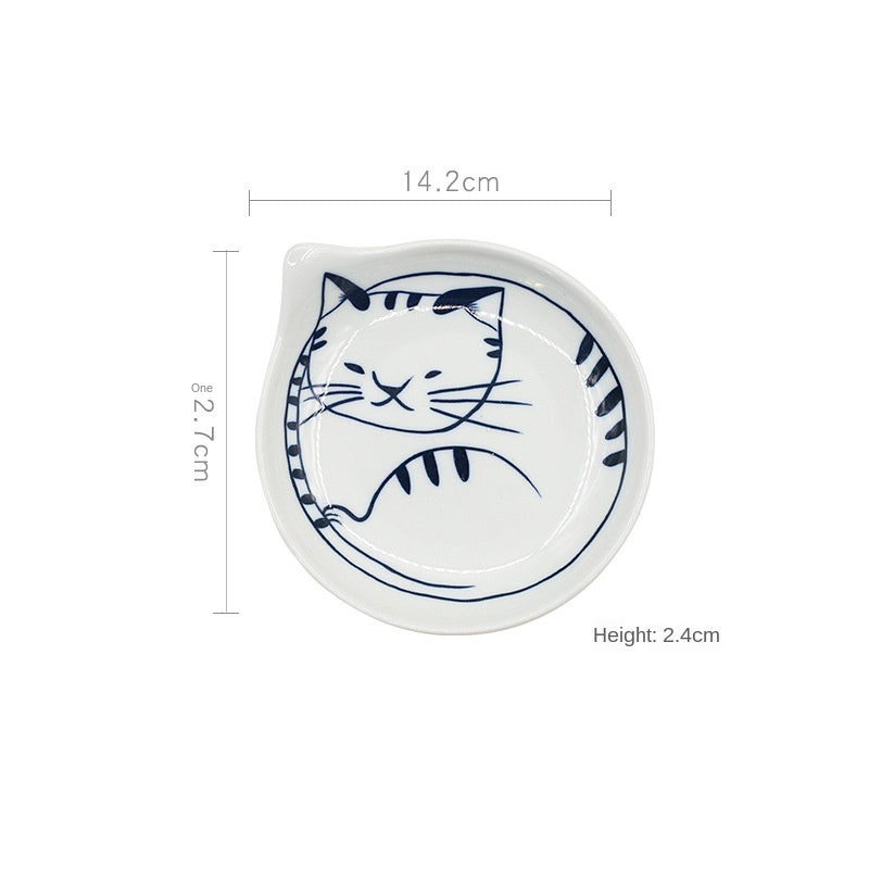 Neko Ceramic Plate - Plum Island Imports