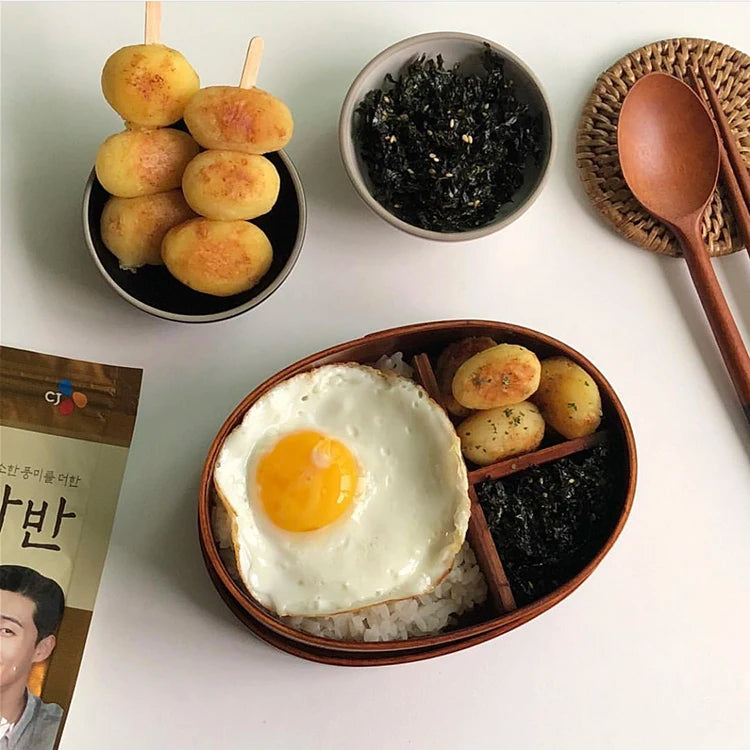 Wooden Bento Box - Plum Island Imports