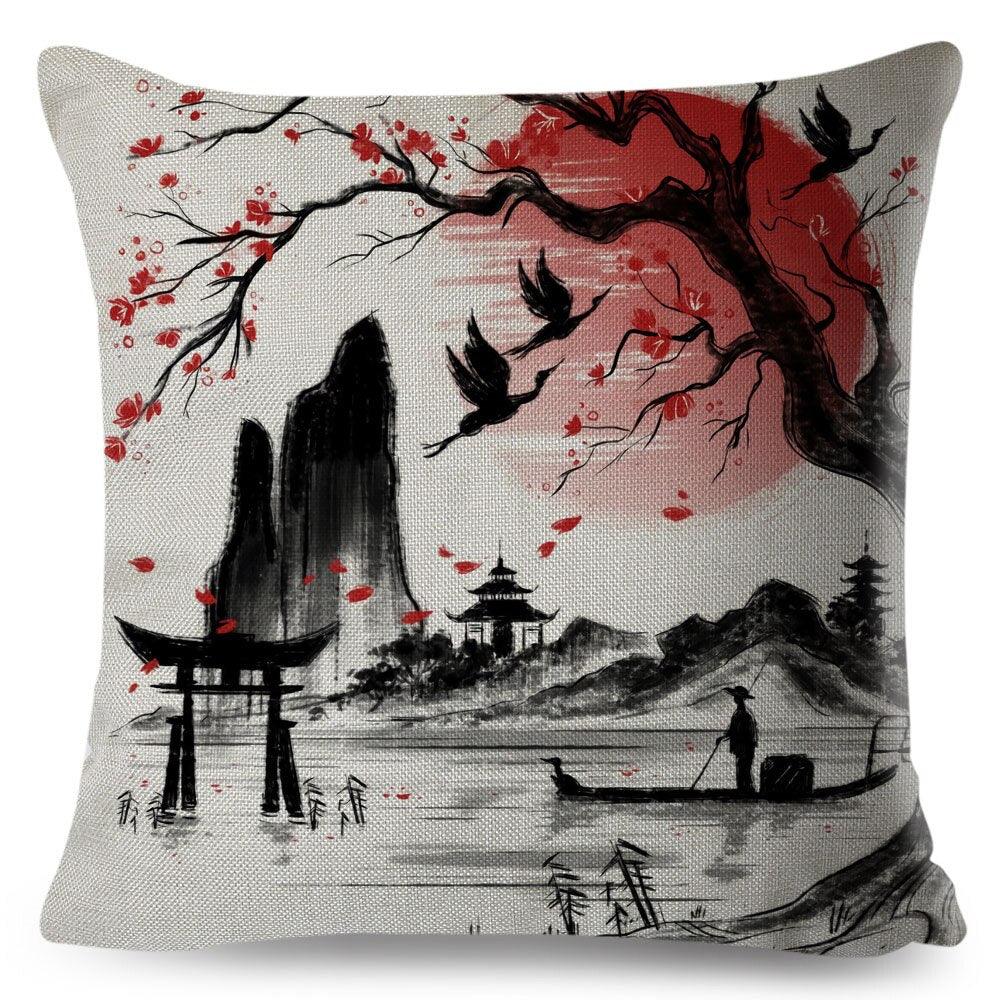 Plum Island Imports™ Japanese Style Cushion Cover - Plum Island Imports