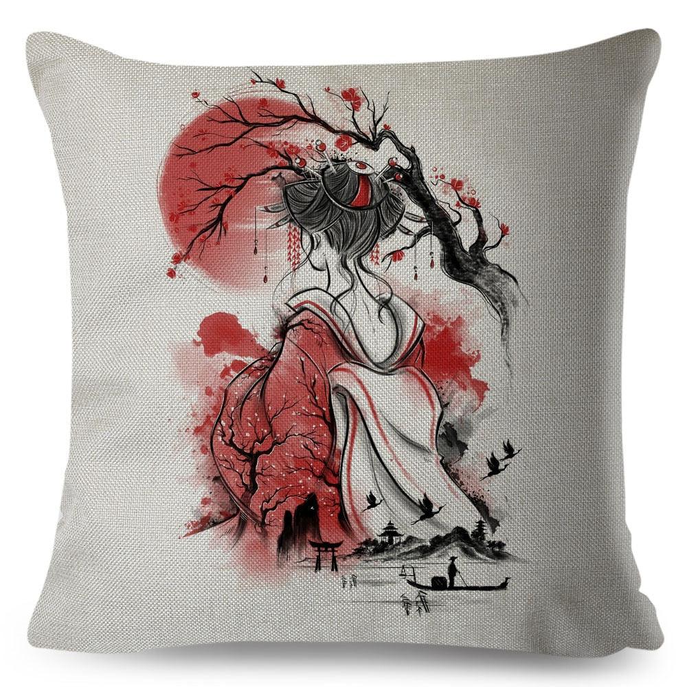 Plum Island Imports™ Japanese Style Cushion Cover - Plum Island Imports