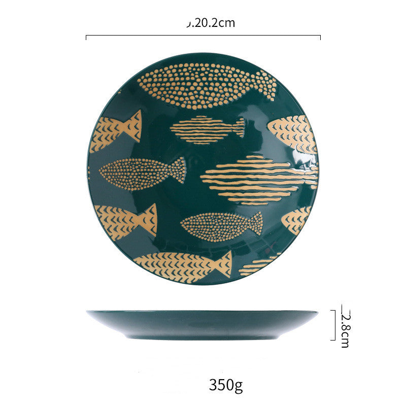 Kasasagi Porcelain Plate - Plum Island Imports