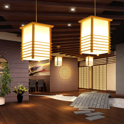 Yuzen Chandelier - Plum Island Imports