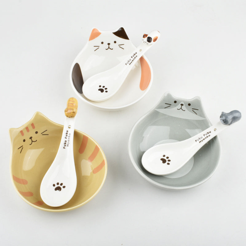 Neko Ceramic Bowl - Plum Island Imports