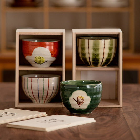 Mino Yaki Rice Bowls - Plum Island Imports